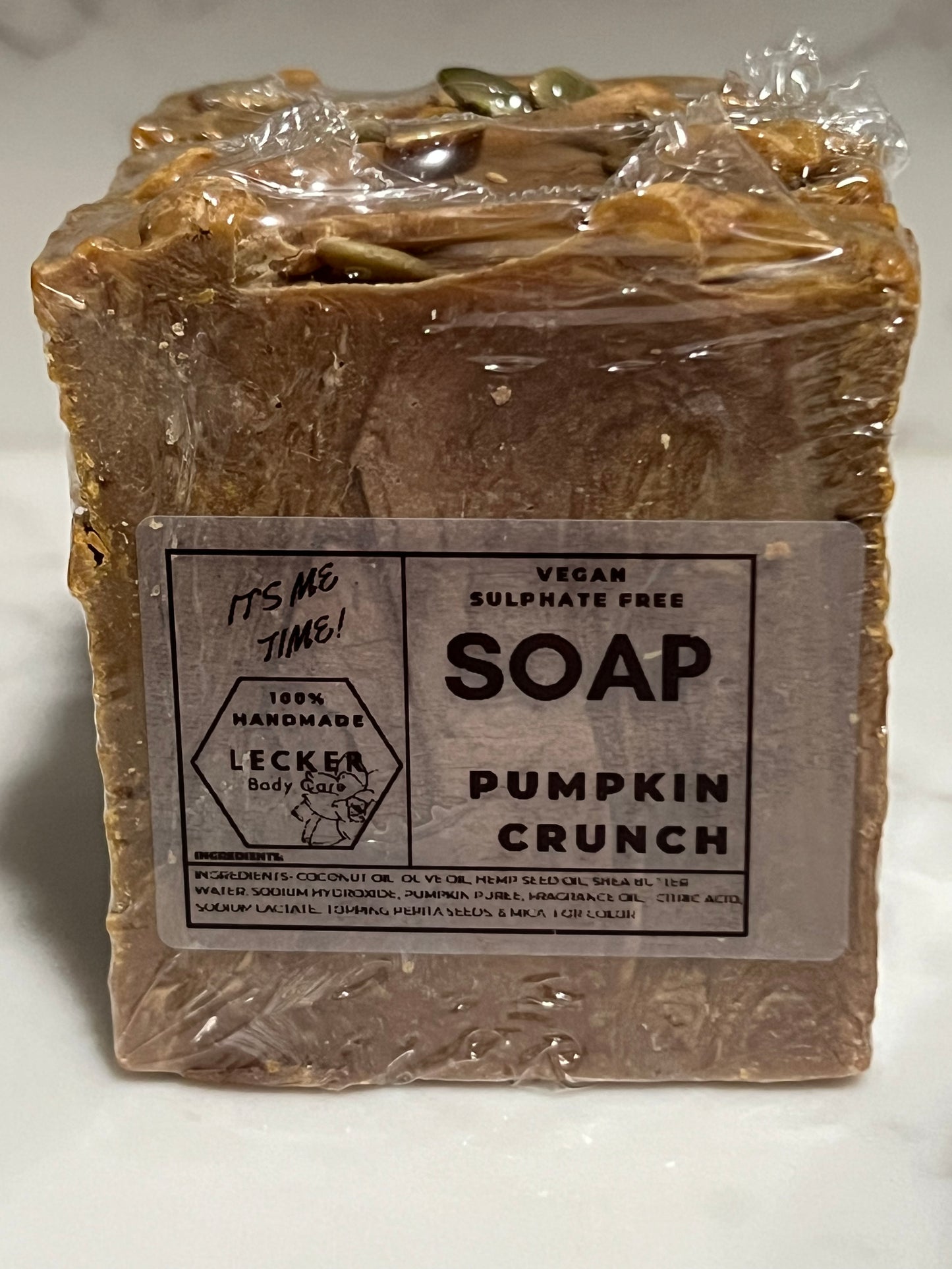Pumpkin Crunch Handcrafted Soap