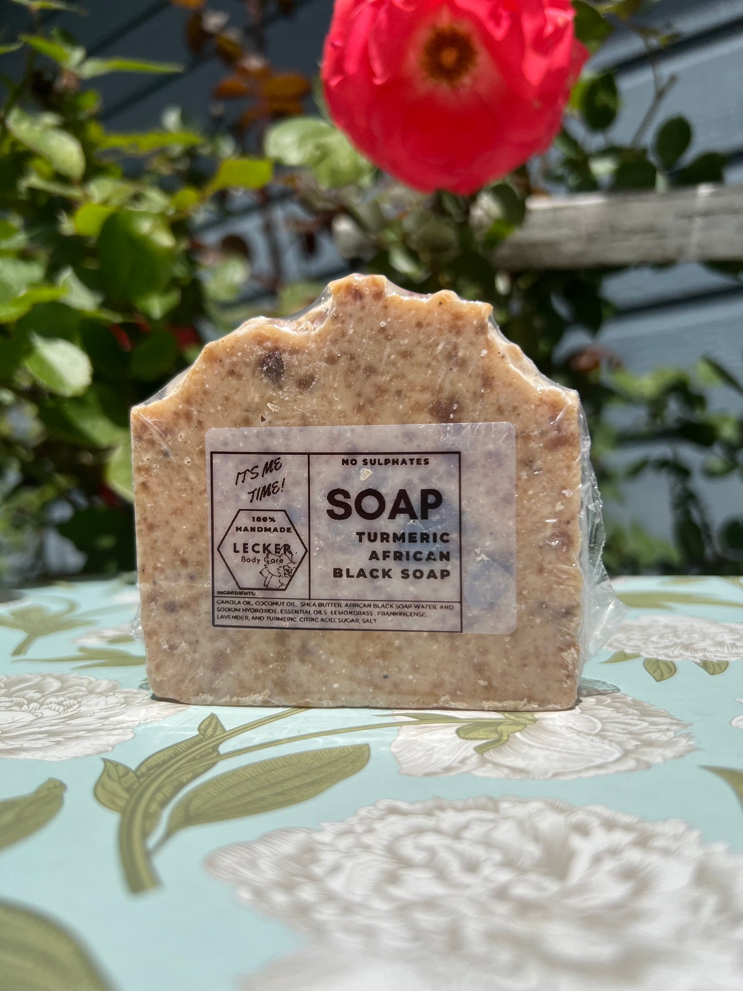 Turmeric African Black Soap- Handcrafted Face Soap