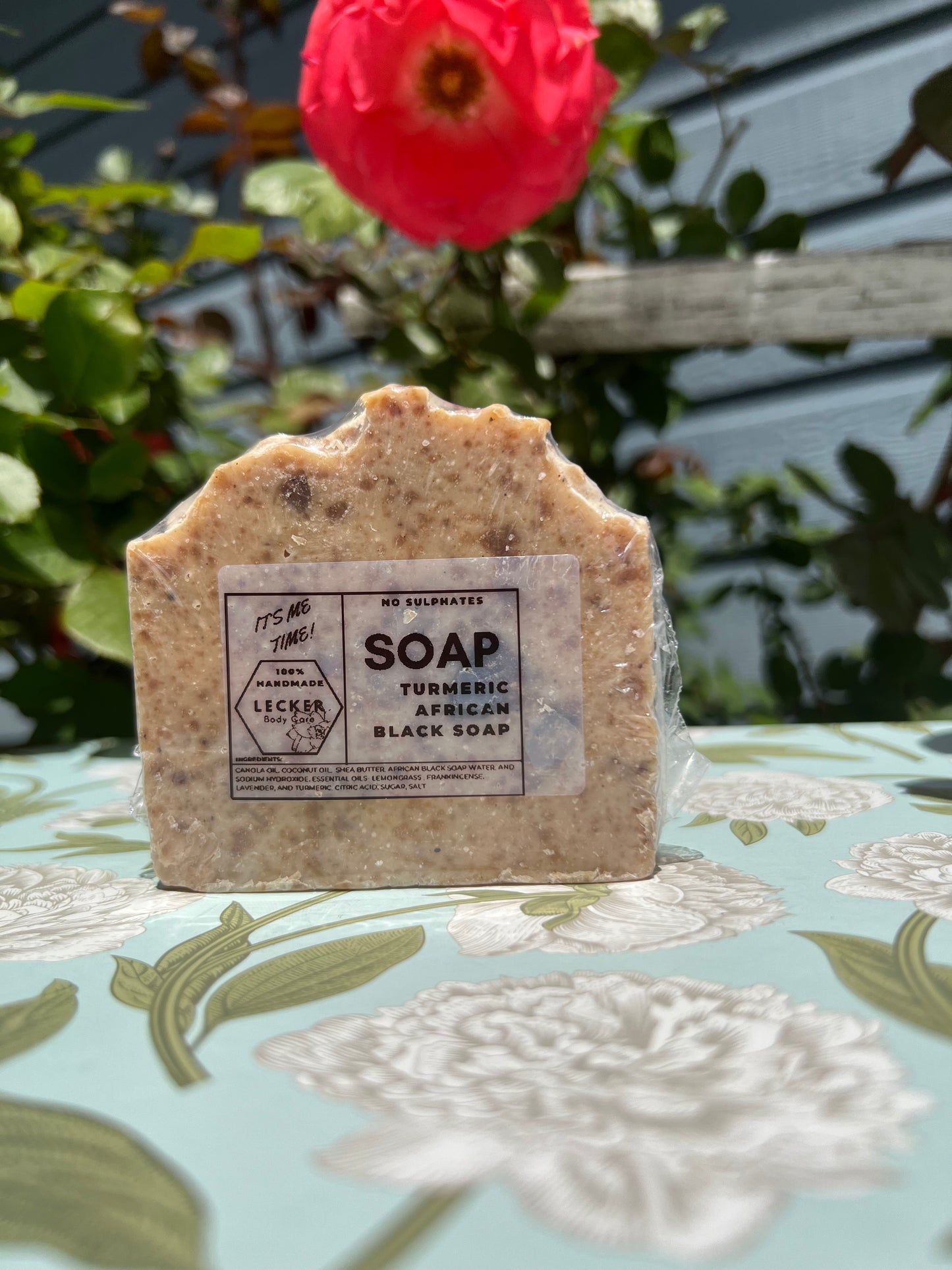 Turmeric African Black Soap- Handcrafted Face Soap
