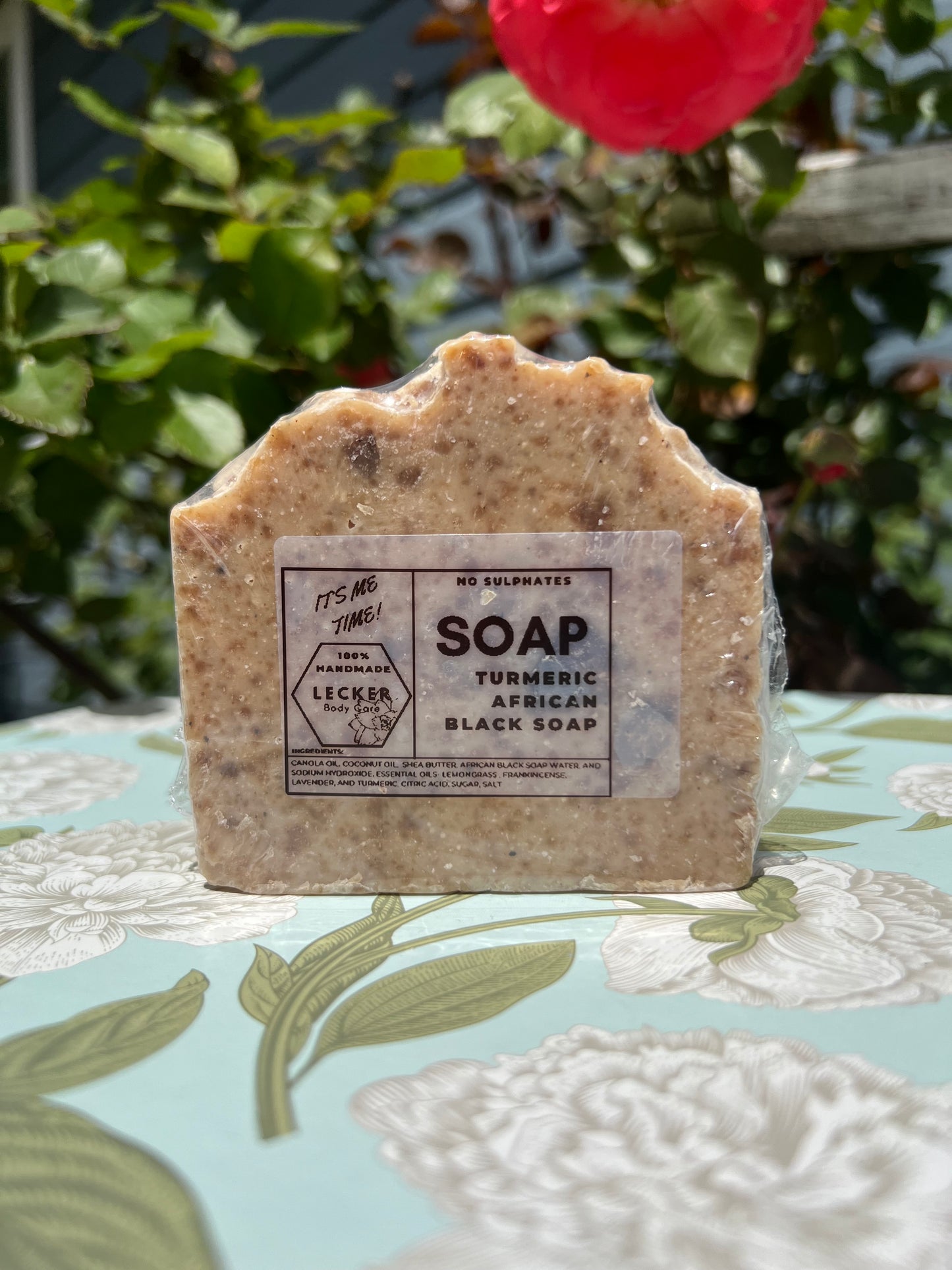 Turmeric African Black Soap- Handcrafted Face Soap