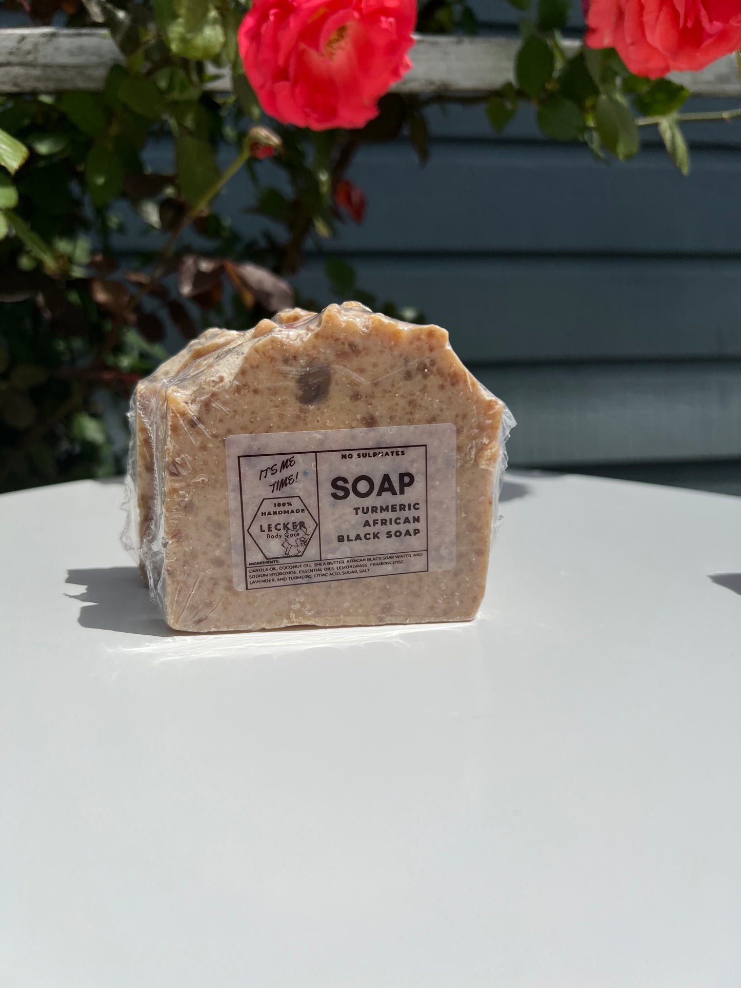 Turmeric African Black Soap- Handcrafted Face Soap